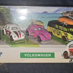 Majorette Volkswagen 5 Car Multipack Exclusive VW Models - New - Giftpack $35