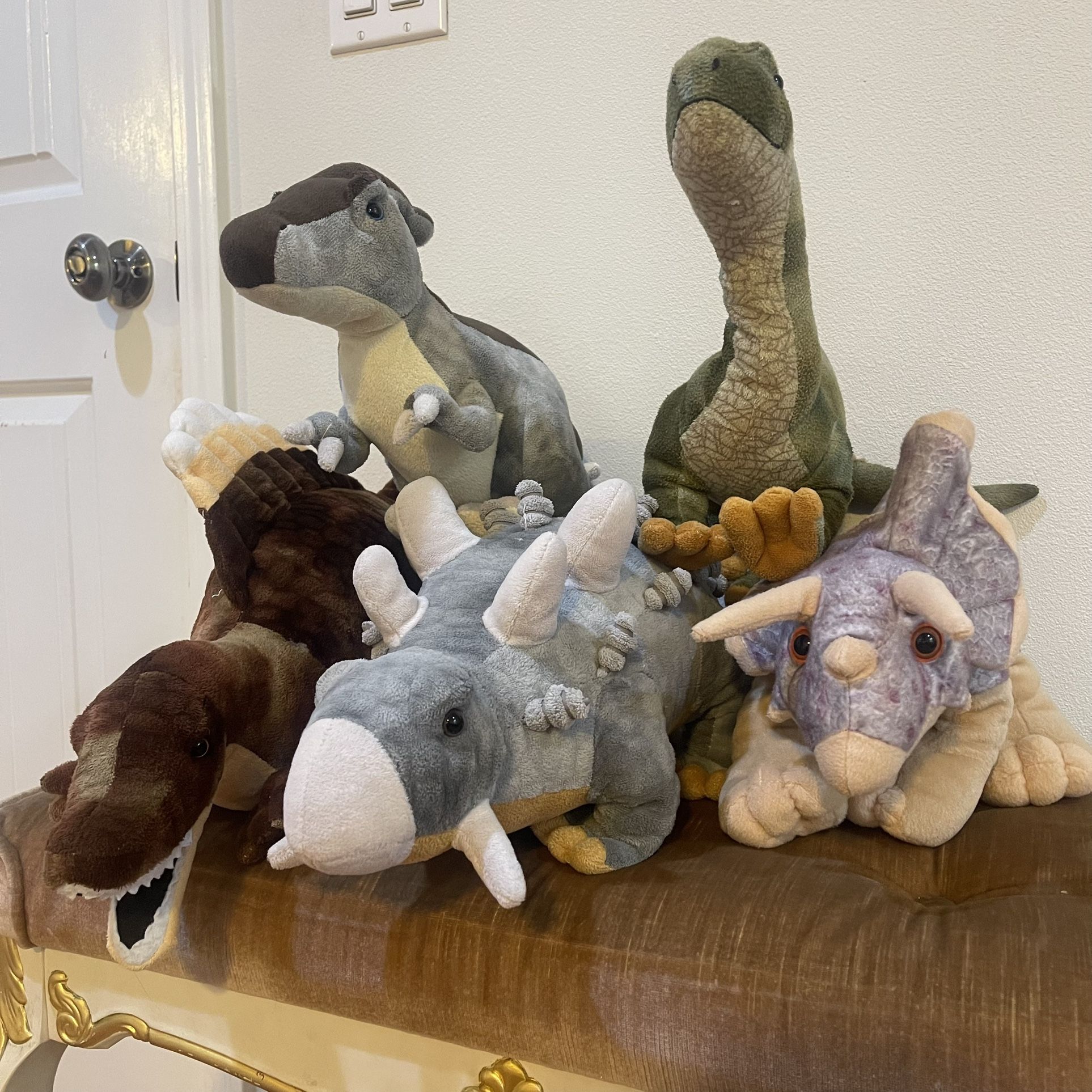 Dinosaurs Plushies Stuffed Animals - Bundle of 5