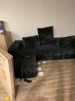 L shape couch great condition
