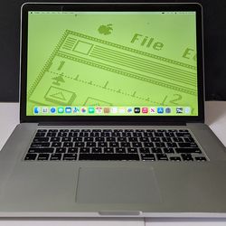 15.4" Apple Macbook Pro Laptop 2014 Sequoia 15.7.4