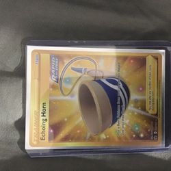 Echoing horn trainer card