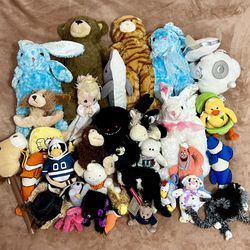 🧸 Plush Staffed Toys Bundle 30 Pcs - $60