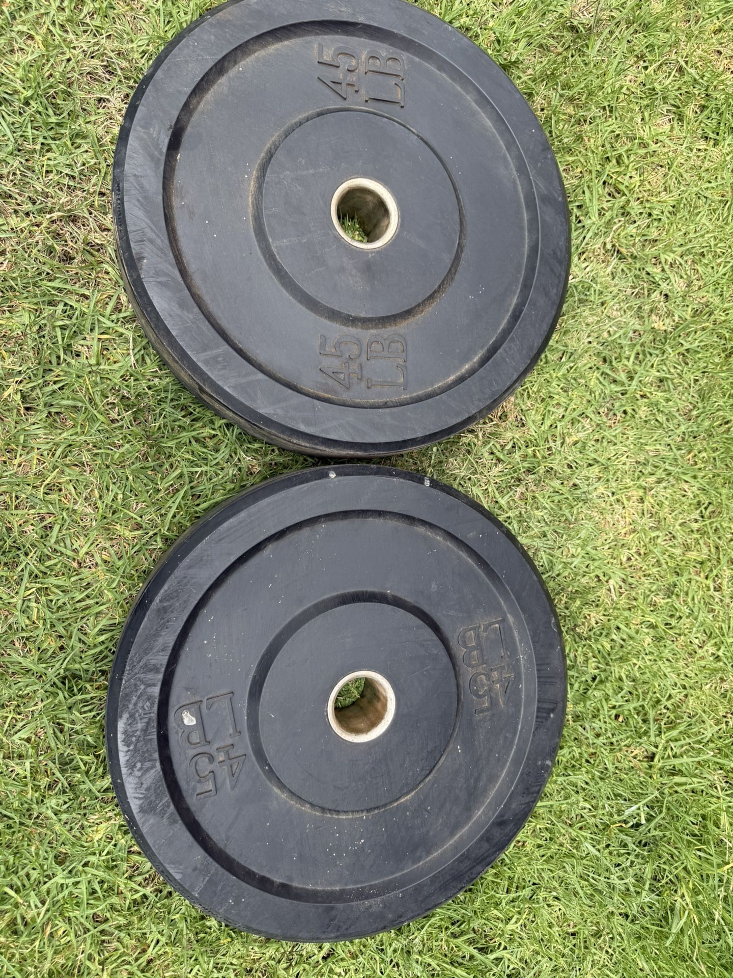 45 Lbs Olympic Bumper Plates