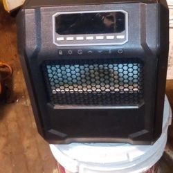 Lifesmart 4-Element 1500W Portable Electric Infrared Quartz Space Heater. 