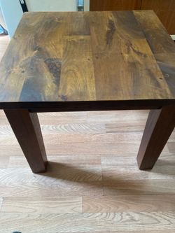 Solid wood coffee table