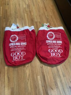 Santa Christmas Bags (boys)