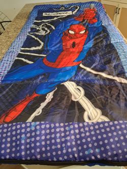 Kids, children's, child's, Spiderman  sleeping bag