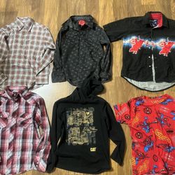 Boys shirt size 7 $12