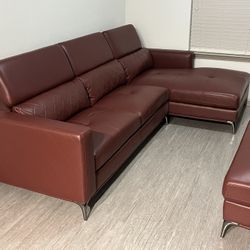 Couch and ottoman