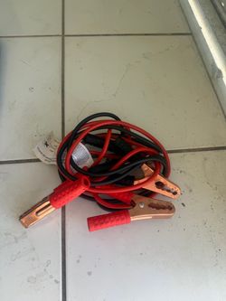 Jumper Cables with Copper Clamps