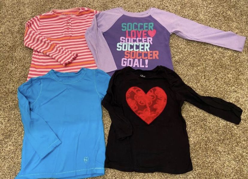 Girls 5T shirt lot