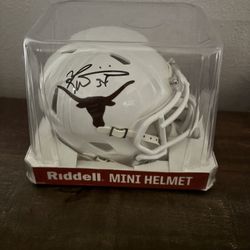 Ricky Williams Signed Texas Longhorns Speed Mini Helmet