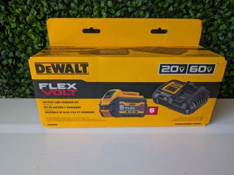 DEWALT BATTERY AND CHARGER 6AH