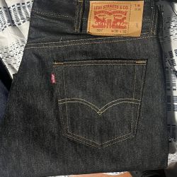 New 501s Charcoal Size 38,32