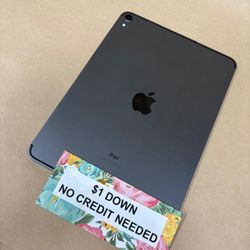 Apple IPad Pro 11inch 1st Gen Tablet - Only $1 Today Pay The Rest Later! 