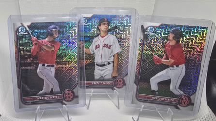 2022 Bowman Chrome Mojo Set Marcelo Mayer Boston Red Sox SSP VARIATION