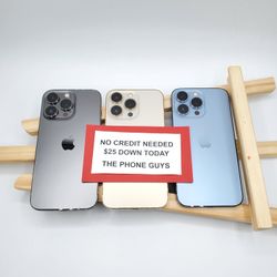 Apple IPhone 13 Pro 5G 128GB - $1 Down To Take Home Today Pay The Rest Later