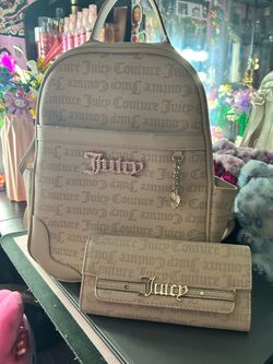 Juicy Couture Backpack and Wallet Set