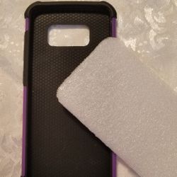 Samsung Galaxy S8 phone case
Color is black/purple 

Please go to my page and see other items that I have listed thank you for your interest

#samsung