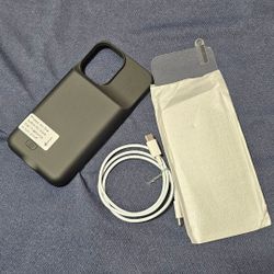 Iphone 16 Smart Battery Case Black 