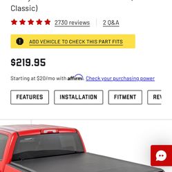 Soft Roll Up Bed Cover For A 2014-2018 GMC Truck 