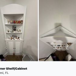 Corner Cabinet/Shelf 