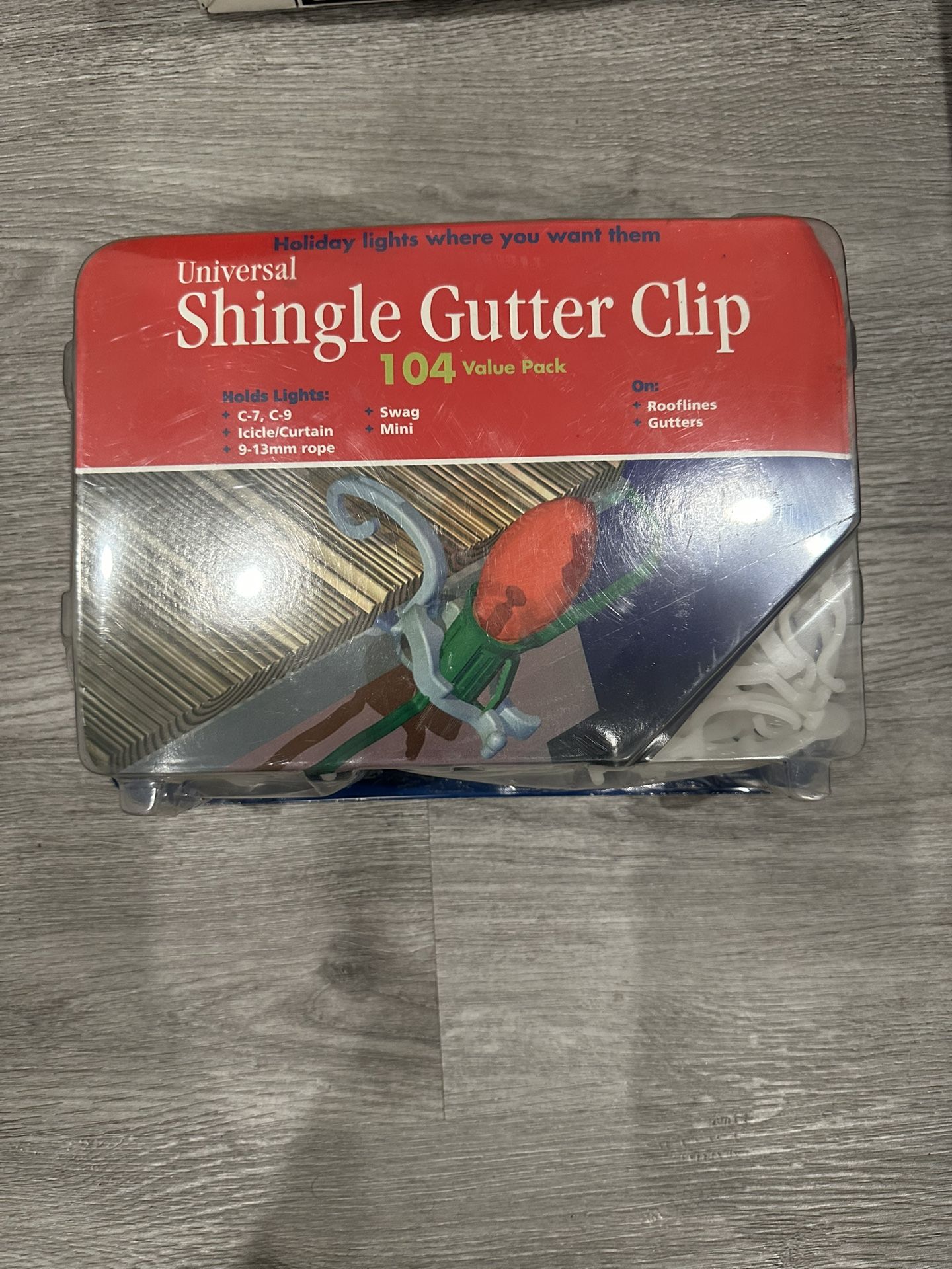 Universal Shingle Gutter Clip 104 packs