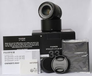 Fujifilm XF 33mm f/1.4 R LM WR — Like New, Boxed, Fast Prime (X-Mount)