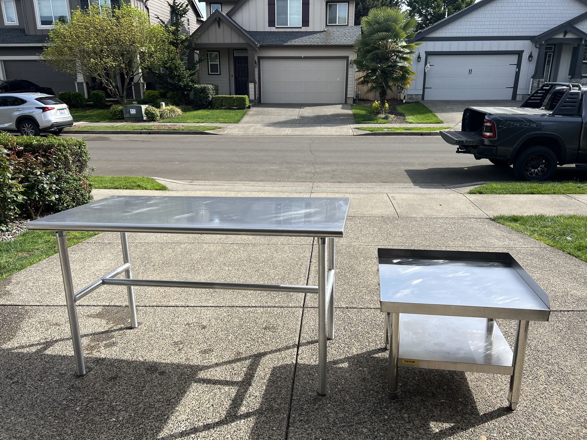 vevor stainless Steel stand tables