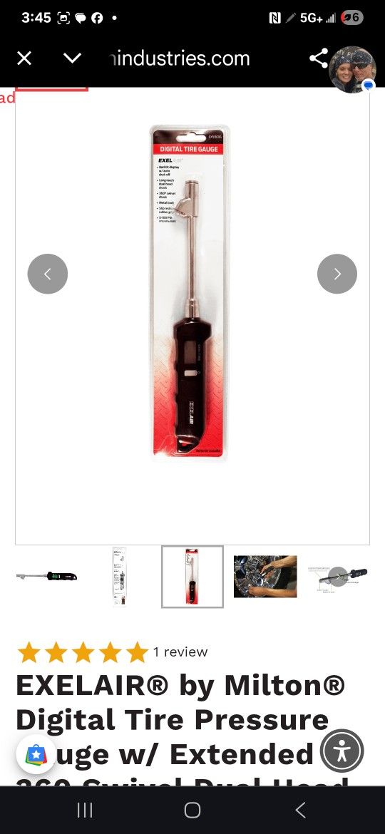 Digital Duel Head Tire Guage EXELAIR