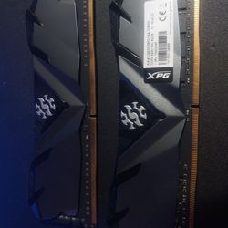 Xpg 8gb x 2 16gb Ram Sticks 3200mhz Ddr4