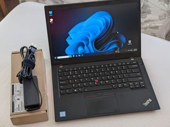 Lenovo ThinkPad T470s – i5 / 8GB / 256GB SSD & Genuine Lenovo Battery and Charger in Excellent Physical and Working Condition