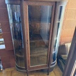 Vintage Glass Hutch Case