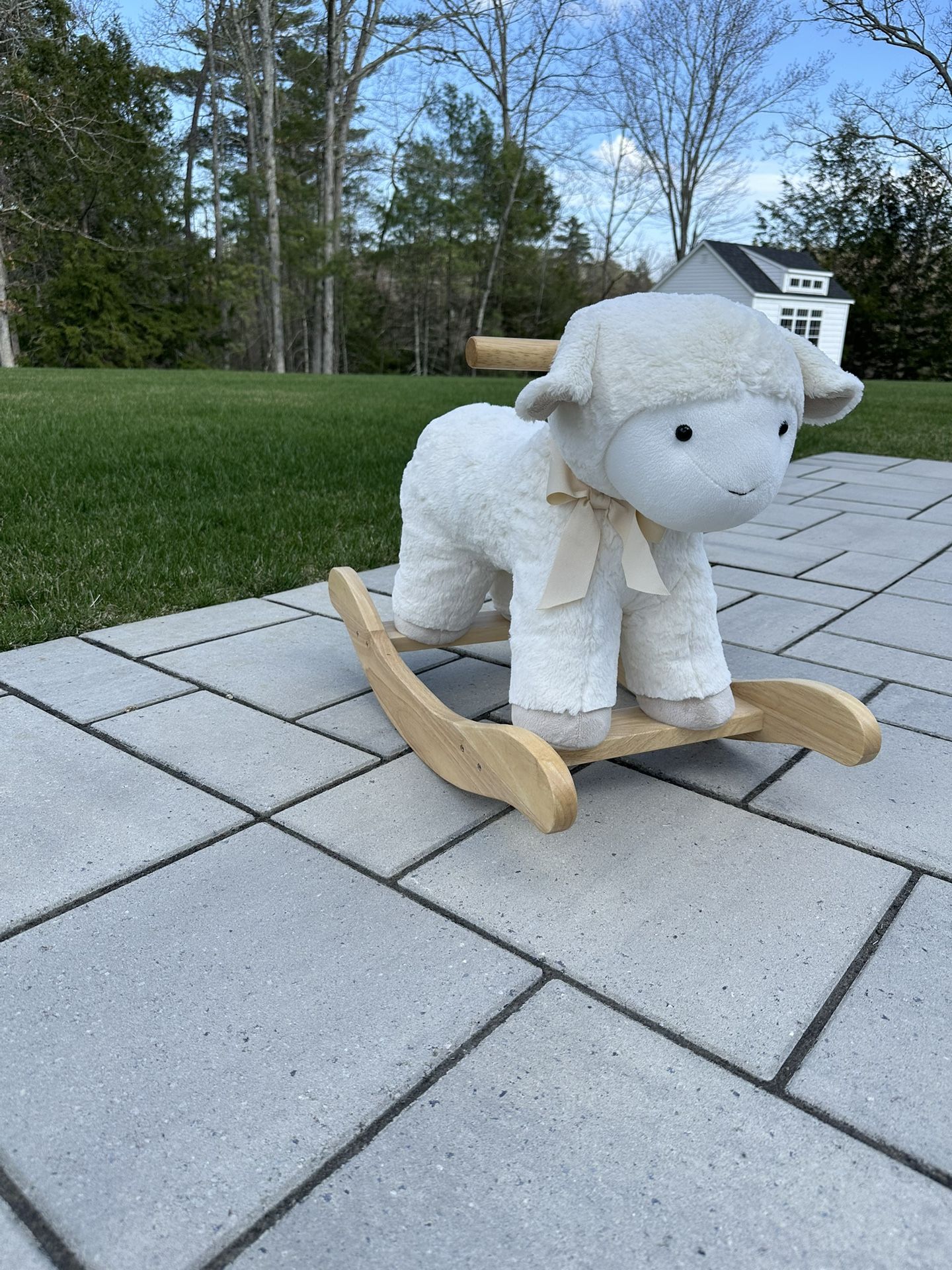 Pottery Barn Kids Lamb Rocker