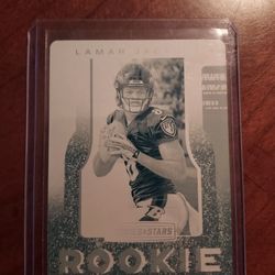 2018 Lamar Jackson Printing Plate Rookie 