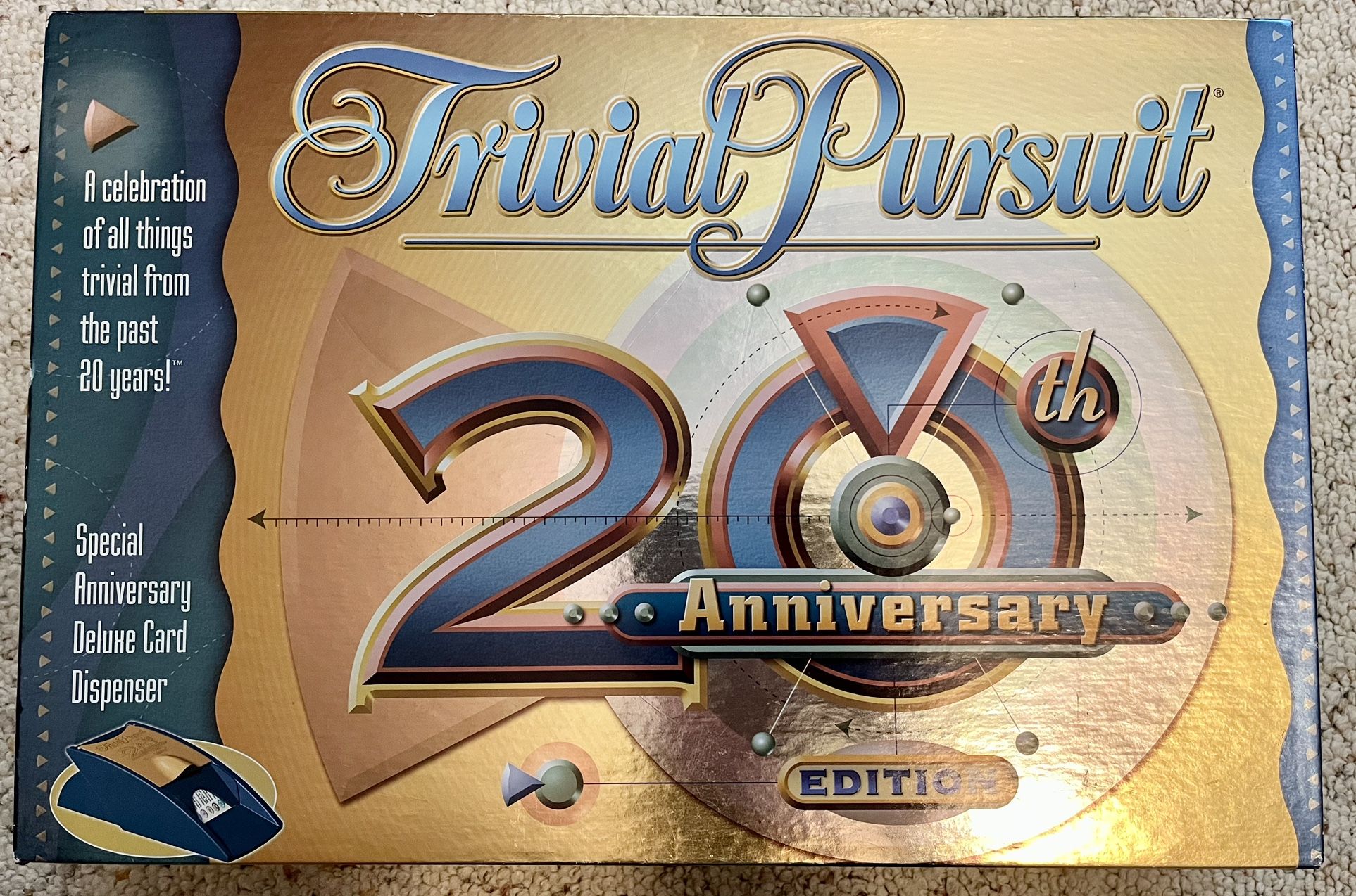 Trivial Pursuit 20th Anniversary Edition Complete Board Game - EXCELLENT COND.