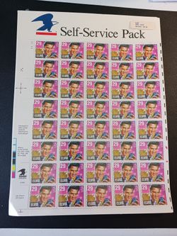 40 .29c 1992 ELVIS PRESLEY STAMPS IN PLASTIC SEALED POST OFFICE PACKAGE