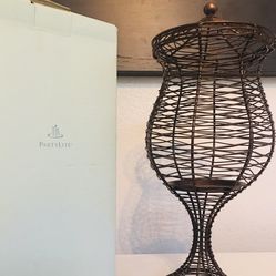 Partylite  Apothecary Bronze Pillar Candle Holder