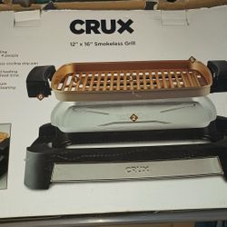 crux indoor smokeless grill