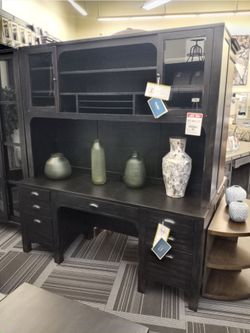 2pc Office Hutch & Credenza