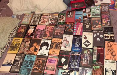Large Lot of Punk Rock VHS Tapes and more