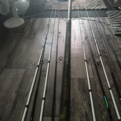 New Pro Bass Fishing Rods 70 Each