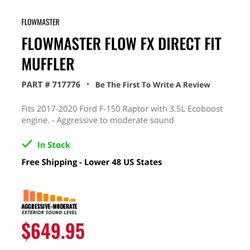 Gen 2 Raptor Exhaust