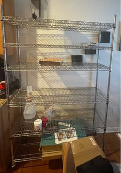Metal shelf