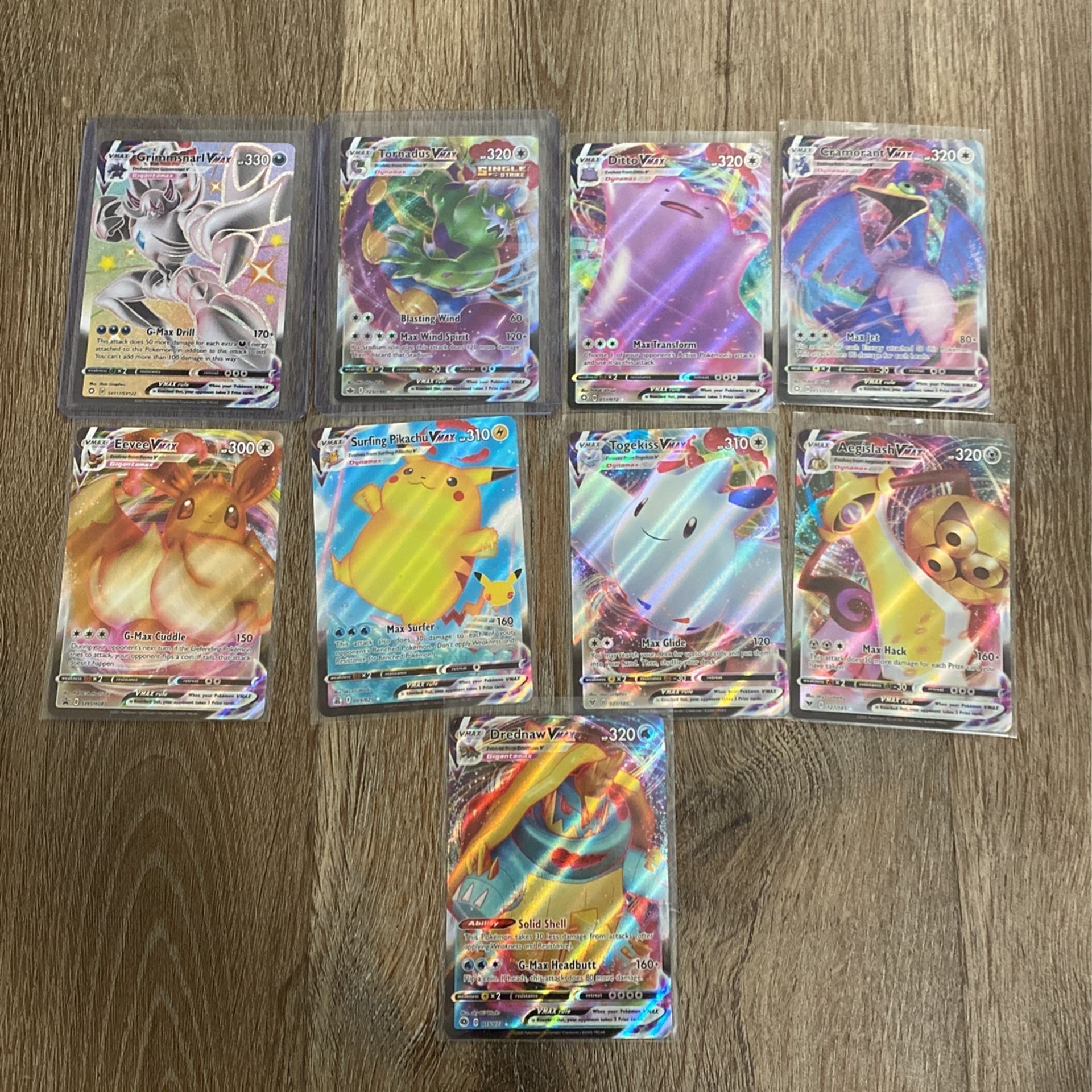 Pokemon Cards Lot Vmax