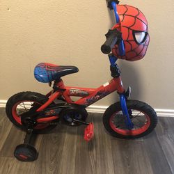 12" Marvel Spider-Man Bike with Training Wheels
