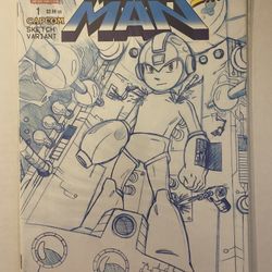 Mega Man Comic Book #1 Sketch Variant July 2011 (1st Issue) Let Games Begin (NM)