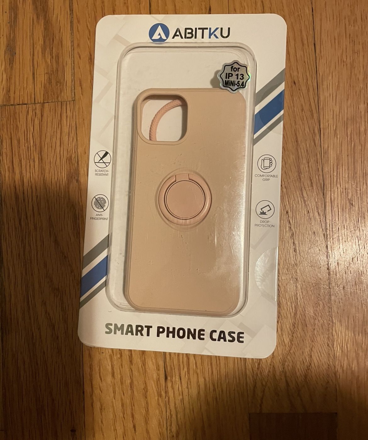 Compatible with iPhone 13 Mini Case, Silicone with 360°Ring Kickstand Holder (Support Magnetic Car Mount) Microfiber Cloth Designed for iPhone 13 Mini