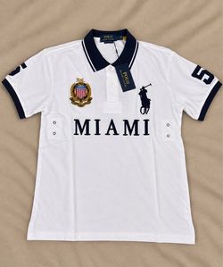 White Miami Ralph Lauren Polo