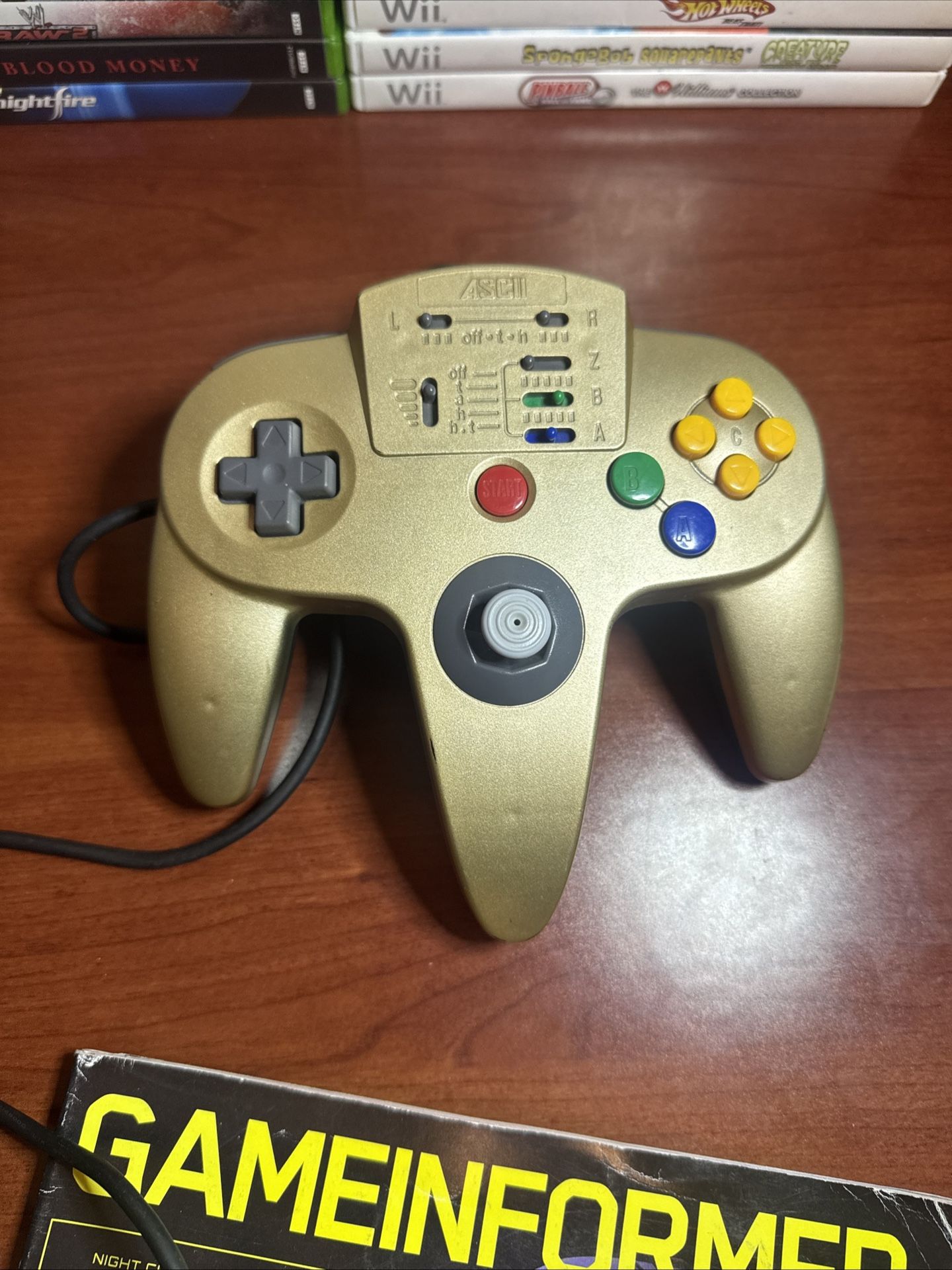 N64 Controller ASCII